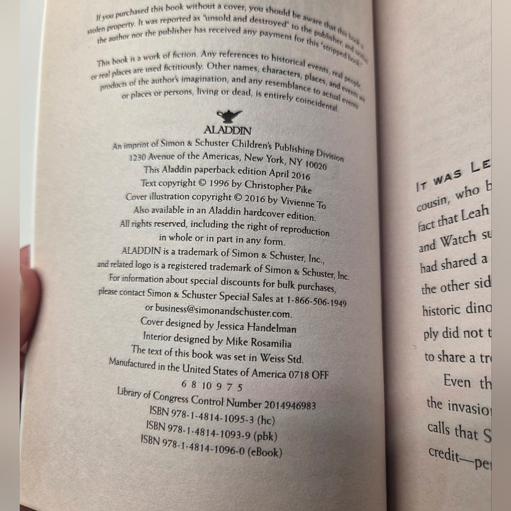 Youth Horror Book Spooksville By Christopher Pike - Picture 3 of 3